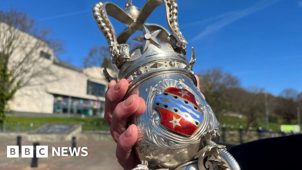 Bangor: Historical mace saved by royal jeweller Wartski