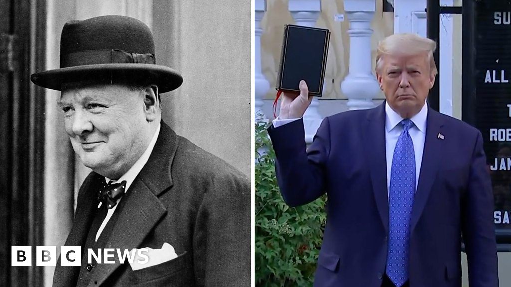 White House likens Trump to Churchill in WW2