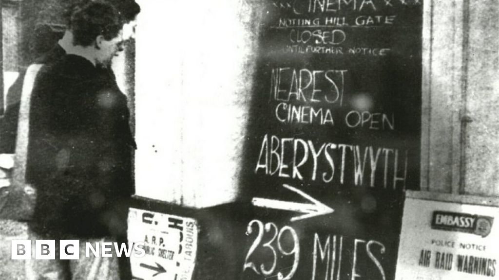 Aberystwyth: The town where cinema opened remained, such as the 2. World war began