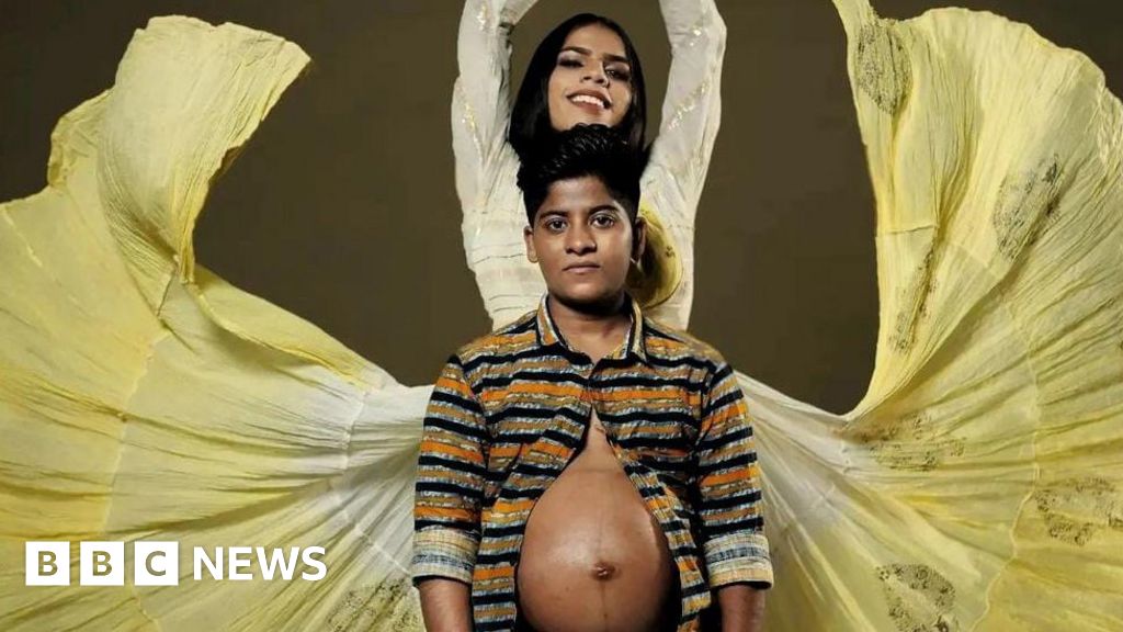 Kerala: The transgender couple whose pregnancy photos went viral - BBC News