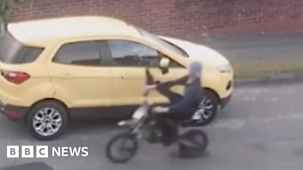 Mini Moto Rider Rammed In Hit And Run Bbc News
