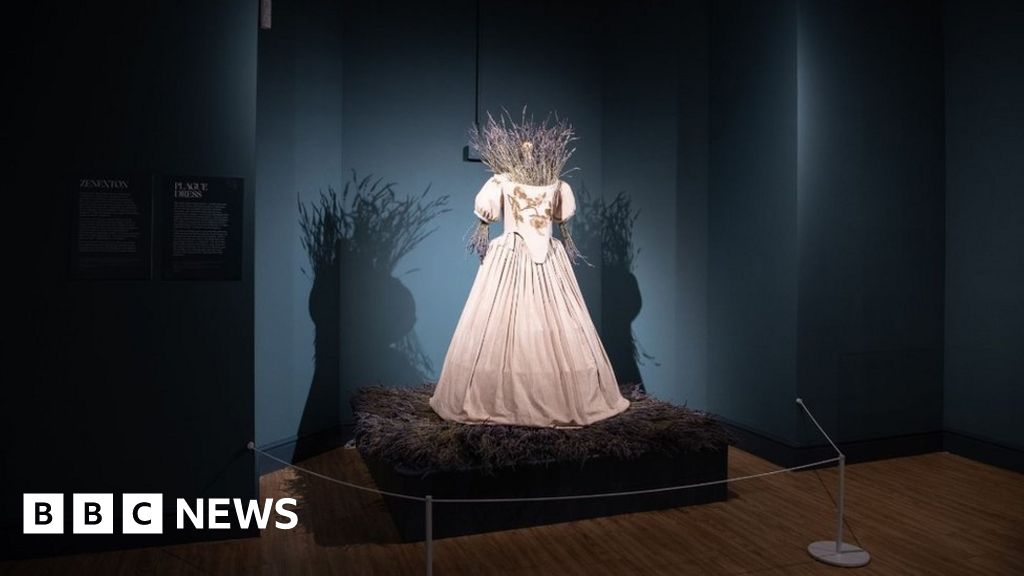 Leeds museum unveils 'plague dress' in new exhibition