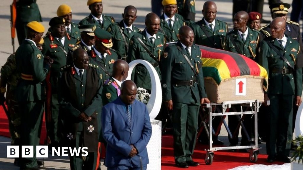 Robert Mugabe's Body Arrives Home In Zimbabwe For State Funeral - BBC News