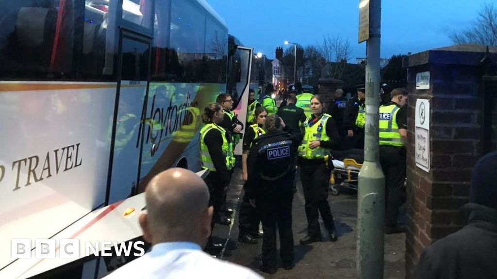 Watford v Everton: Four arrested over football violence