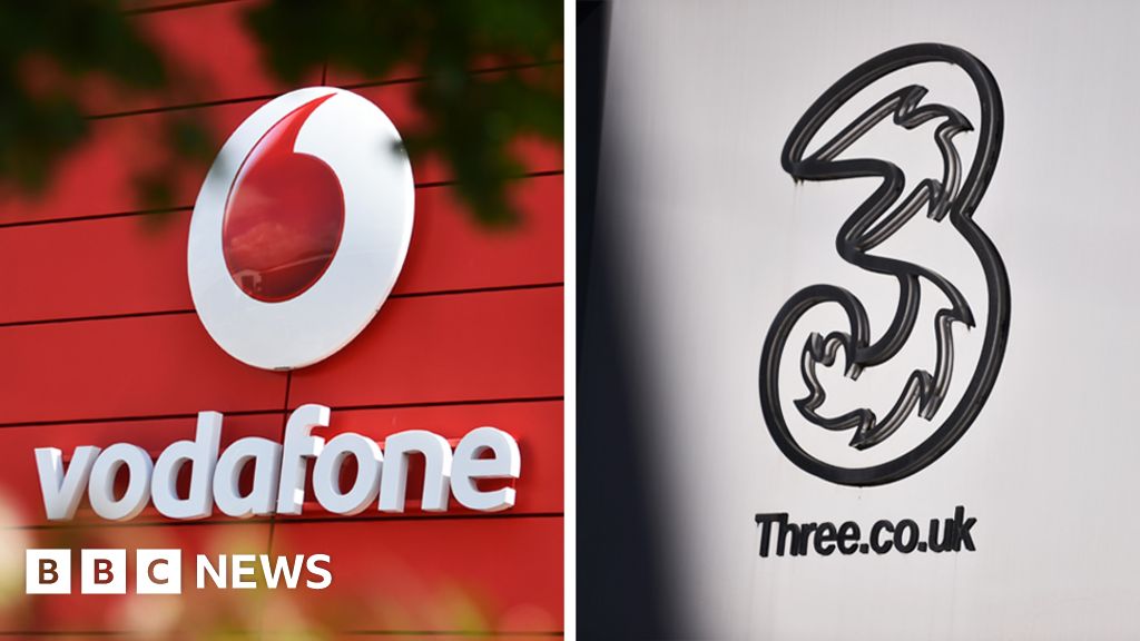 Vodafone to join with Three to create UK mobile giant