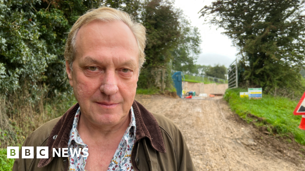 Cotswold villagers furious after 'huge' hole dug by developer 