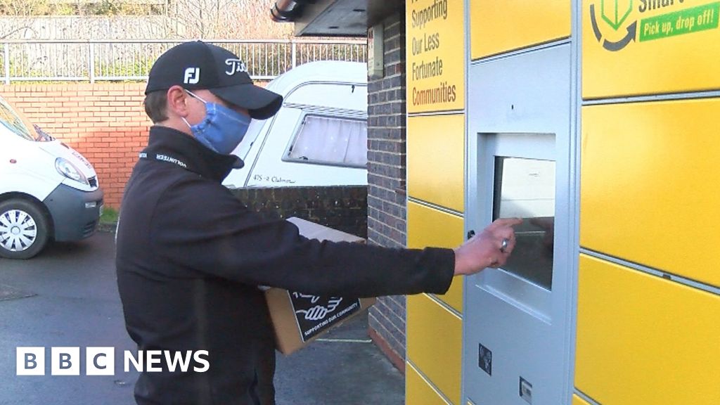 Hastings homeless charity uses digital lockers to provide food BBC News