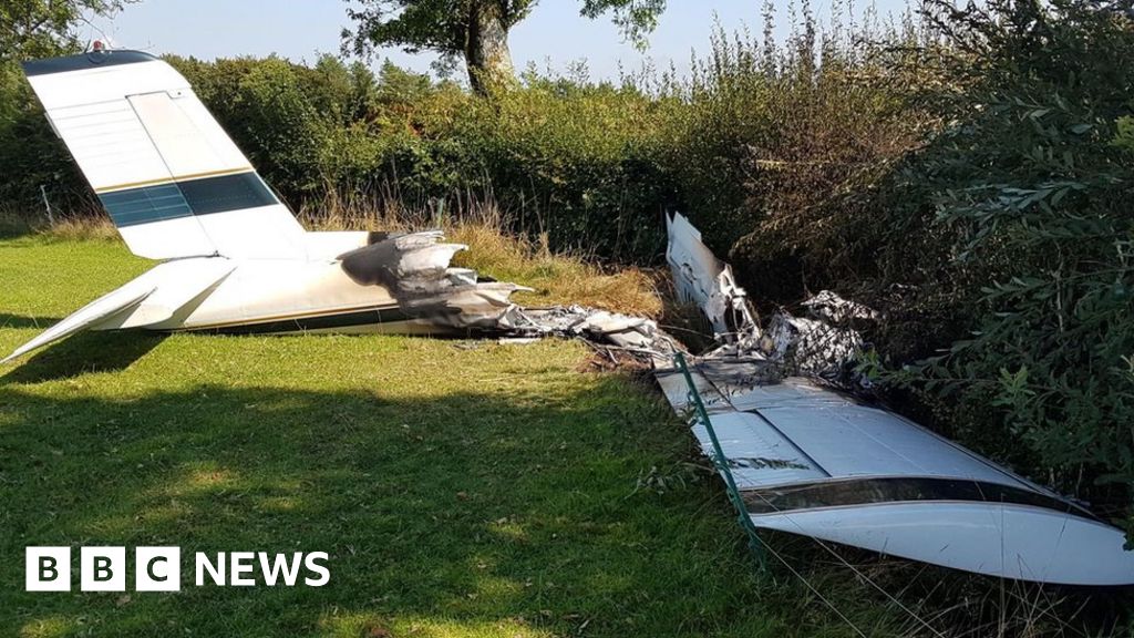 Two injured in light aircraft crash on Devon and Dorset border