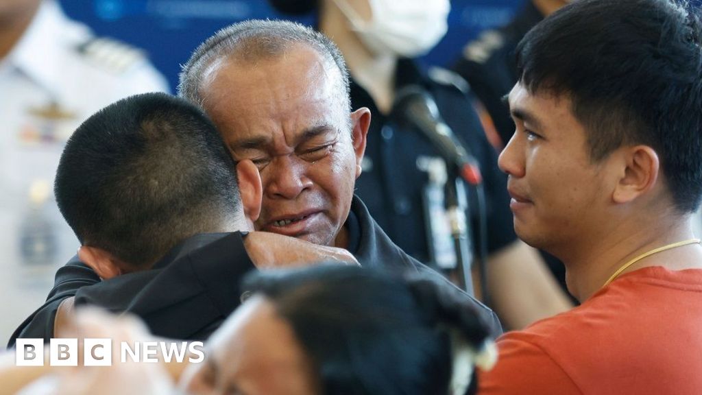 Tears of joy as freed Thai hostages arrive home in Bangkok