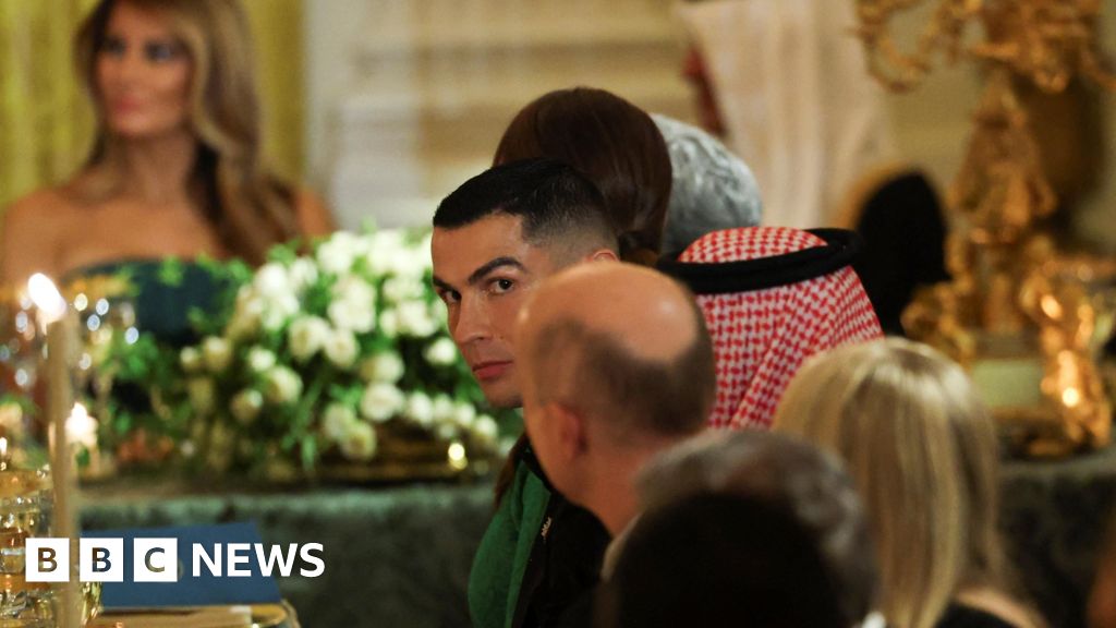 Cristiano Ronaldo attends White House dinner alongside Saudi crown prince
