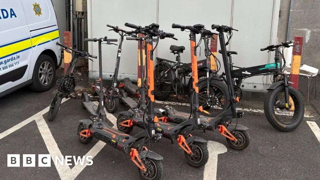 Irish police seize more than 160 e-scooters