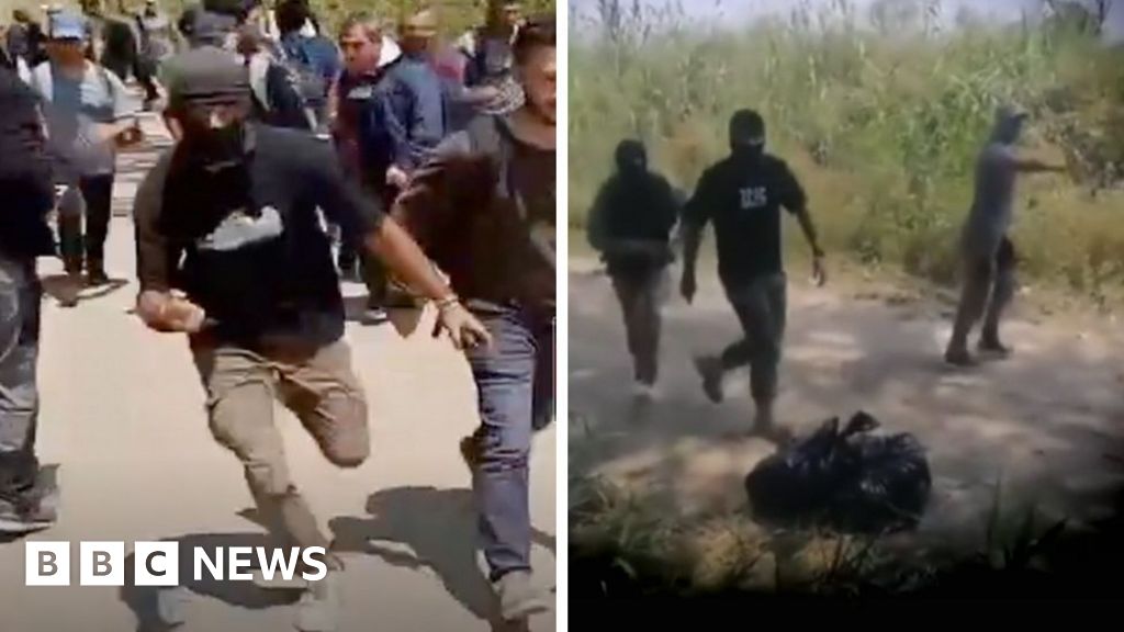 Greek police using masked ‘mercenaries’ to push migrants back across border Greek police using masked ‘mercenaries’ to push migrants back across border
