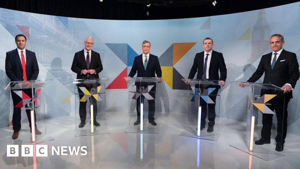 Party leaders clash over North Sea industry in election debate – BBC News