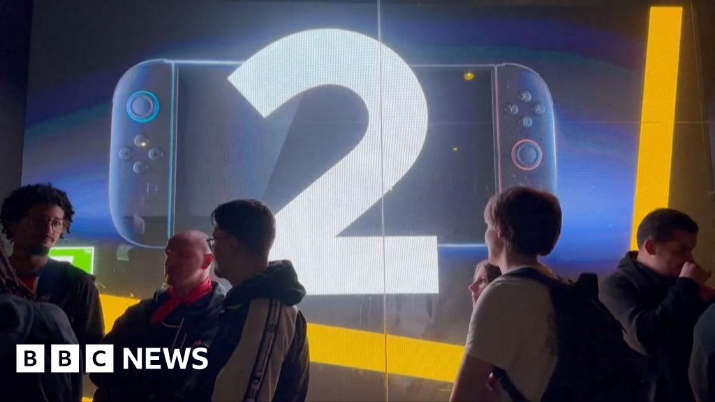 Watch: Fans queue overnight for the launch of the Nintendo Switch 2