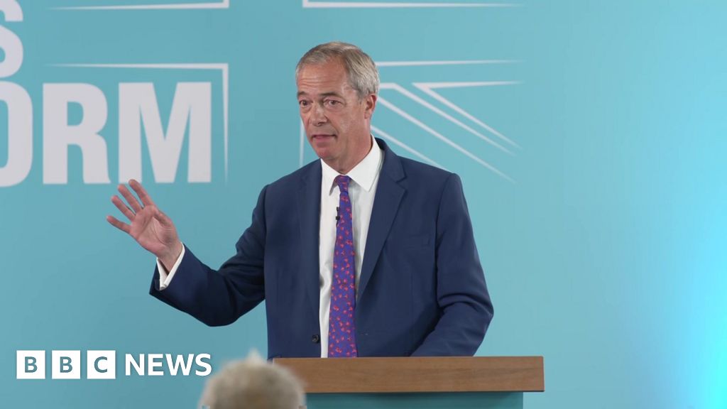 Reform aims to become real opposition to Labour - Farage