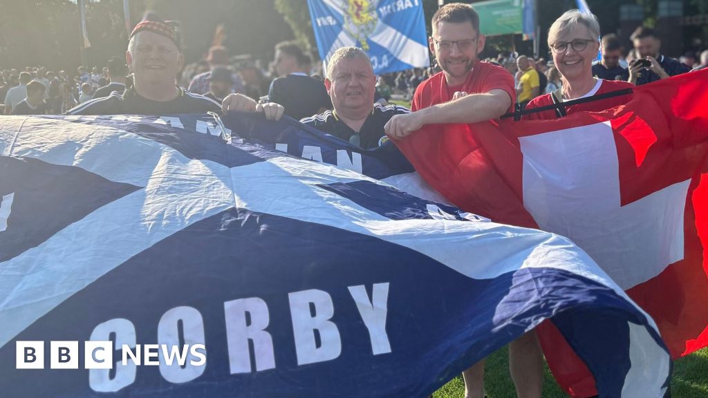 Corby football fan struggles to explain Scottish roots to Germans