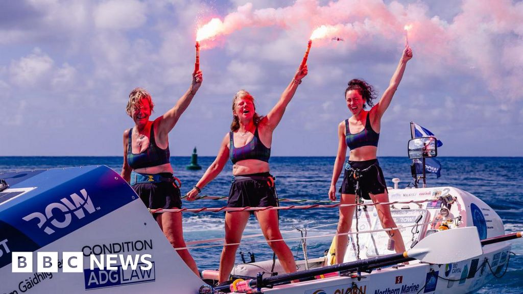 Scottish all-women team completes 3,000-mile Atlantic row