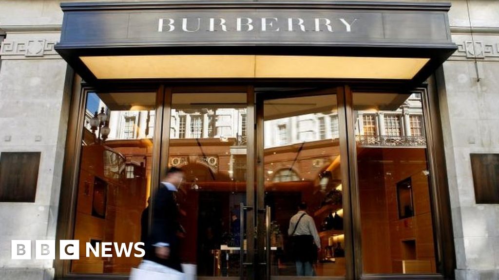 Burberry's sales down 3 in 'challenging' first quarter BBC News
