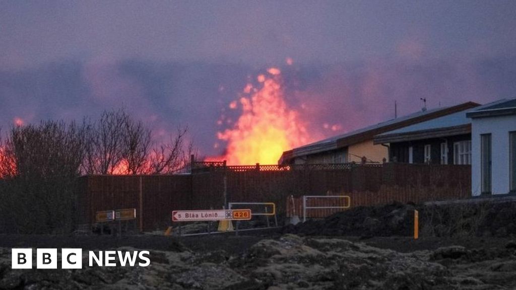 Lava in Island verlangsamt sich nach einem Tag der Verwüstung