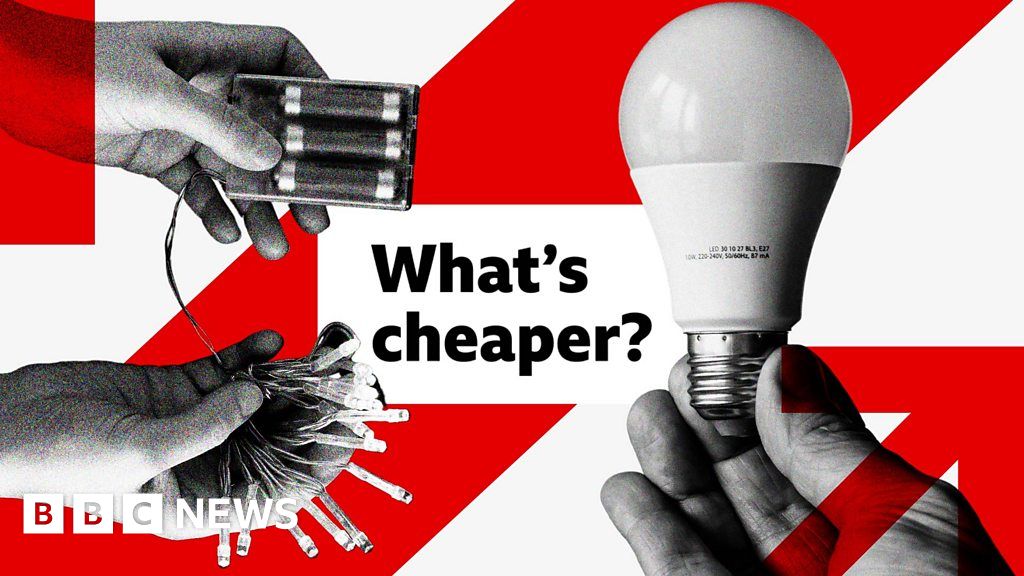 Battery lights vs mains bulbs: What's cheaper?