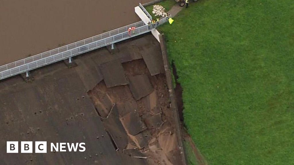 Whaley Bridge dam collapse Aerial footage shows damage BBC News