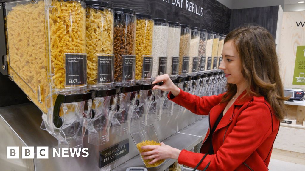 Bring your own containers, says Waitrose BBC News