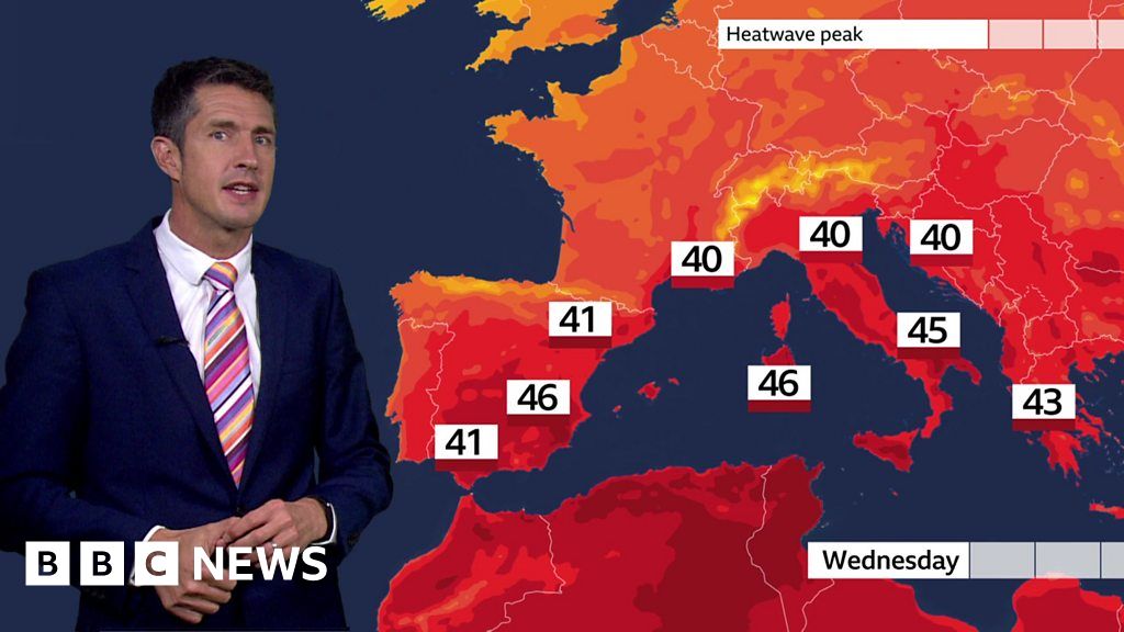 WATCH: How hot is the northern hemisphere this week?