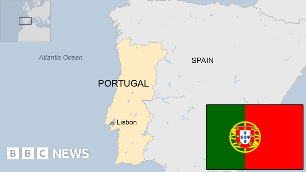 Portugal political map: southern zone