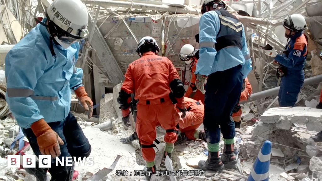 Recovery operations continue in Kumamoto after 6.8 quake