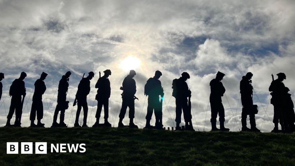 Installation of D-Day silhouettes opens at fort
