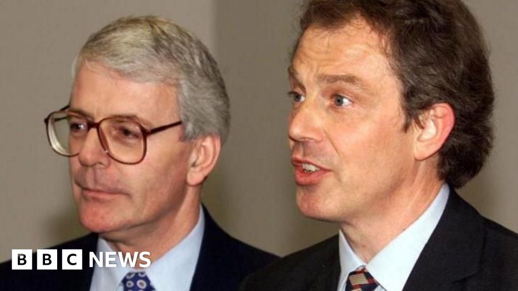 John Major and Tony Blair