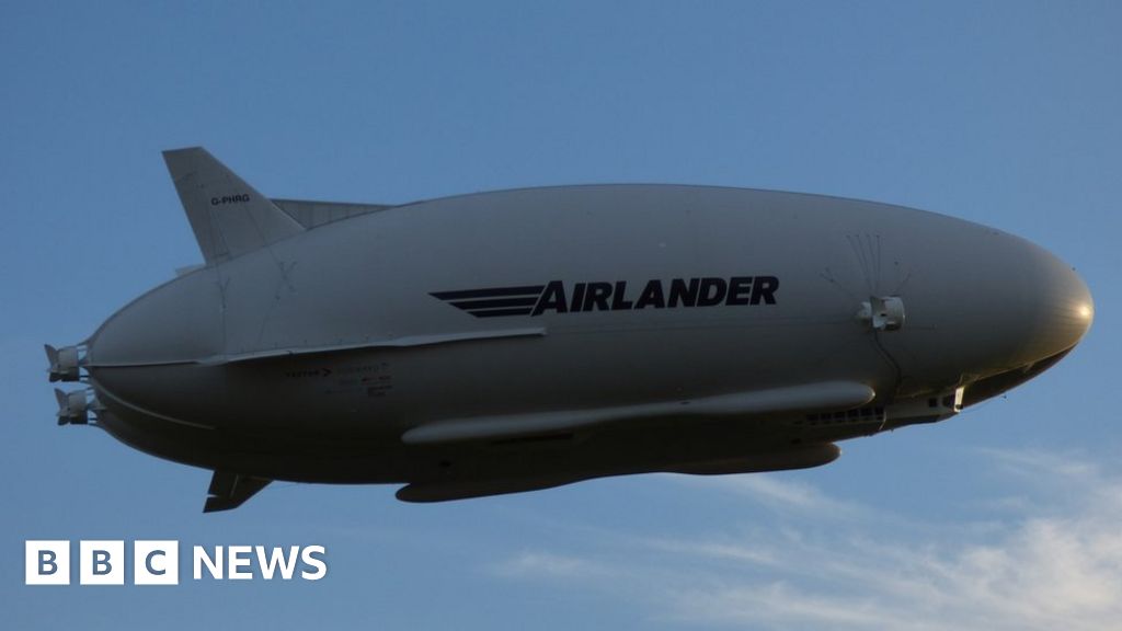 Airlander 10: £1m grant for craft to go 'all-electric' - BBC News