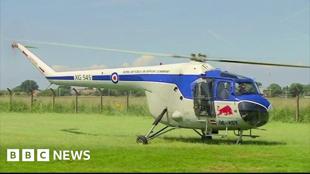 Historic Bristol 171 Sycamore helicopter returns home BBC News