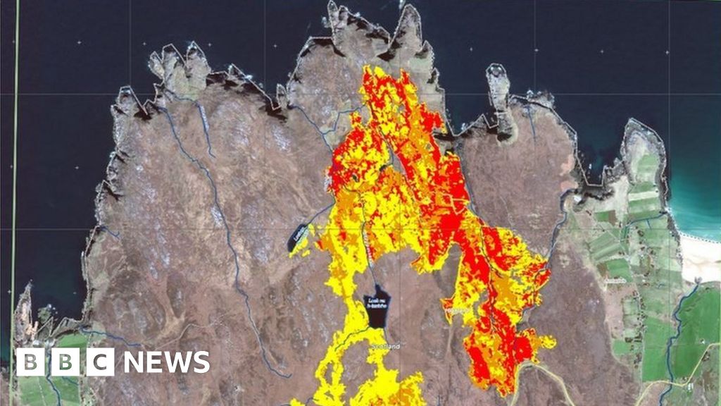 Tracking Scotland's wildfires from space