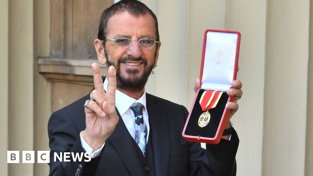 Ringo Starr Receives Knighthood: 'I'll Wear It At Breakfast' - BBC News