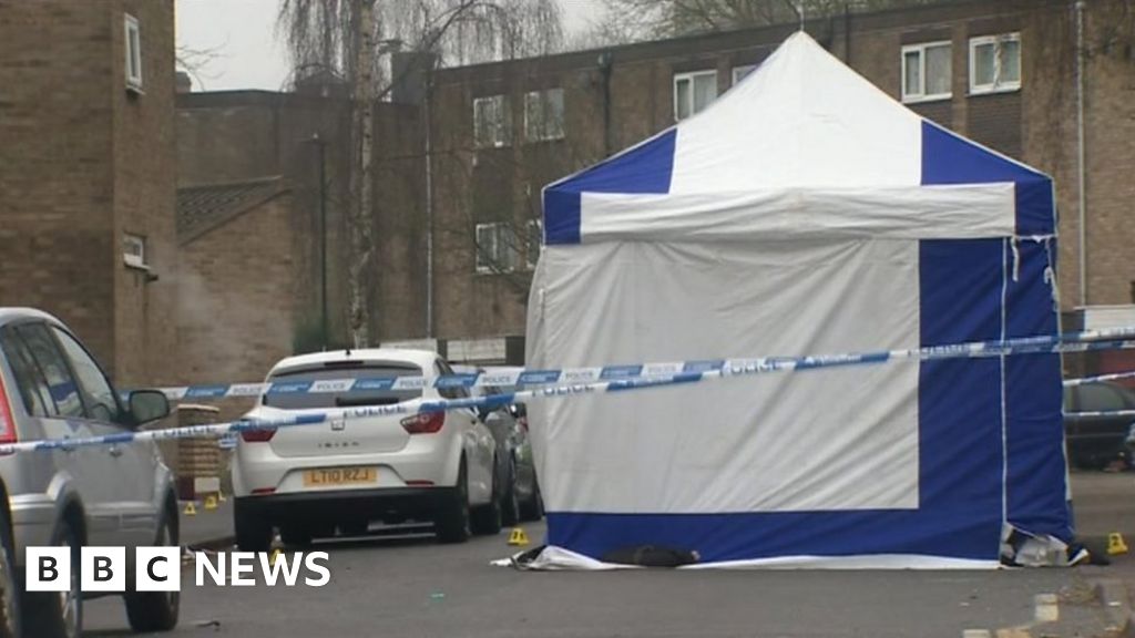 Police Patrol Scene Of Teenager Shooting In Birmingham - BBC News