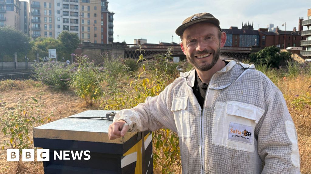bbc.co.uk - Johnny Reed - The urban beekeeper setting up hives on Leeds office rooftops