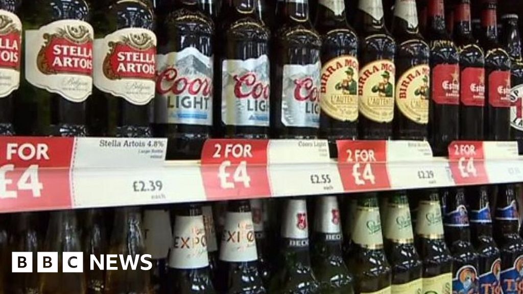 Minimum price alcohol will tackle 'cheap, strong alcohol' BBC News