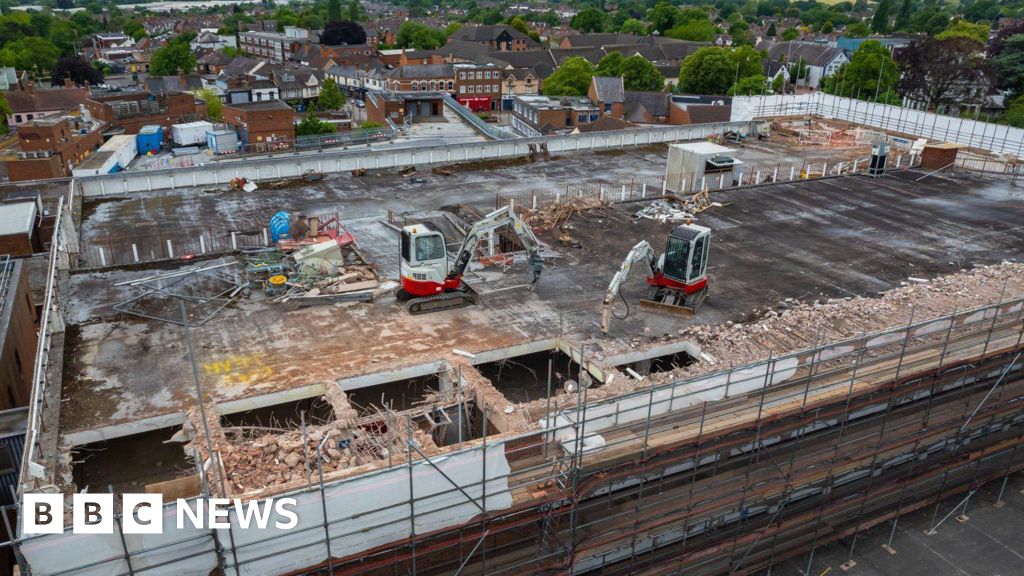 'Visible progress' as car park demolition begins