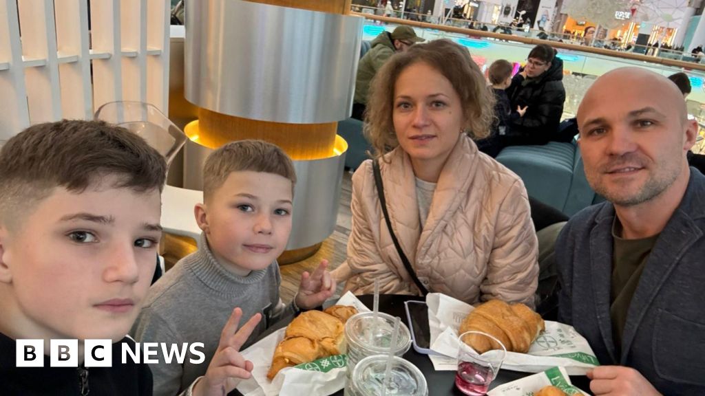 Ukrainian family flee to Wiltshire for second time