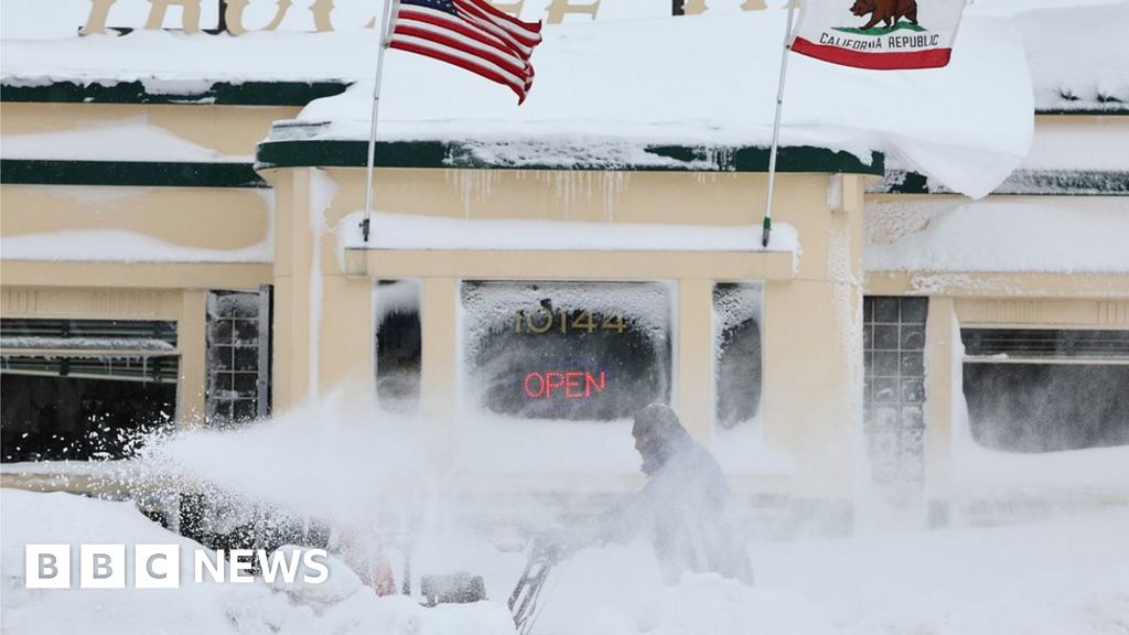 Massive blizzard hits California and Nevada