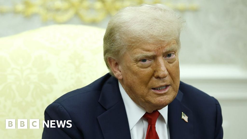 I'm 'disappointed but not done' with Putin, Trump tells BBC