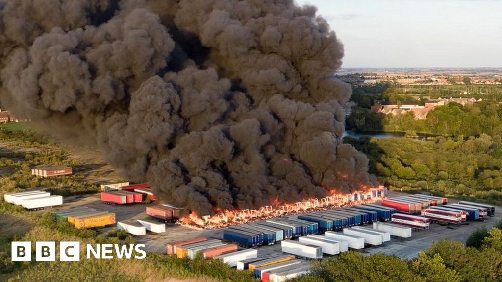 Whirlpool: Arson arrests over 48-trailer £2m fire at Peterborough HQ