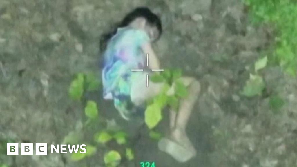 Drone captures rescue of girl, 10, who sleepwalked into woods