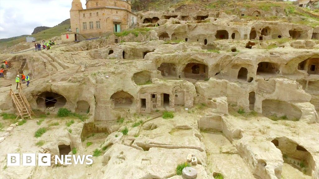 Exploring A Hidden Underground City In Turkey Bbc News