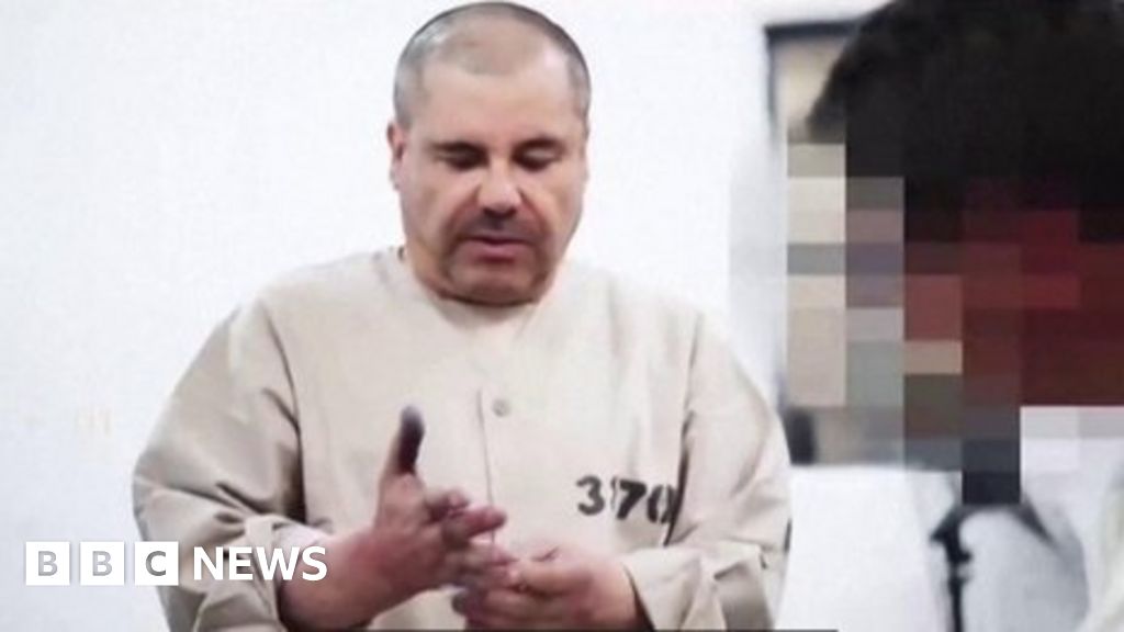 El Chapo Rare Prison Video Emerges Bbc News