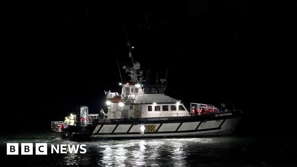 Migrants cross English Channel for first time in 2024 - BBC News