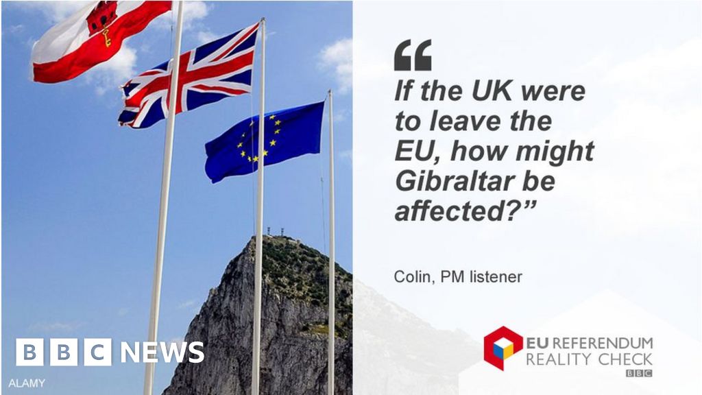 Reality Check How would a Brexit affect Gibraltar? BBC News