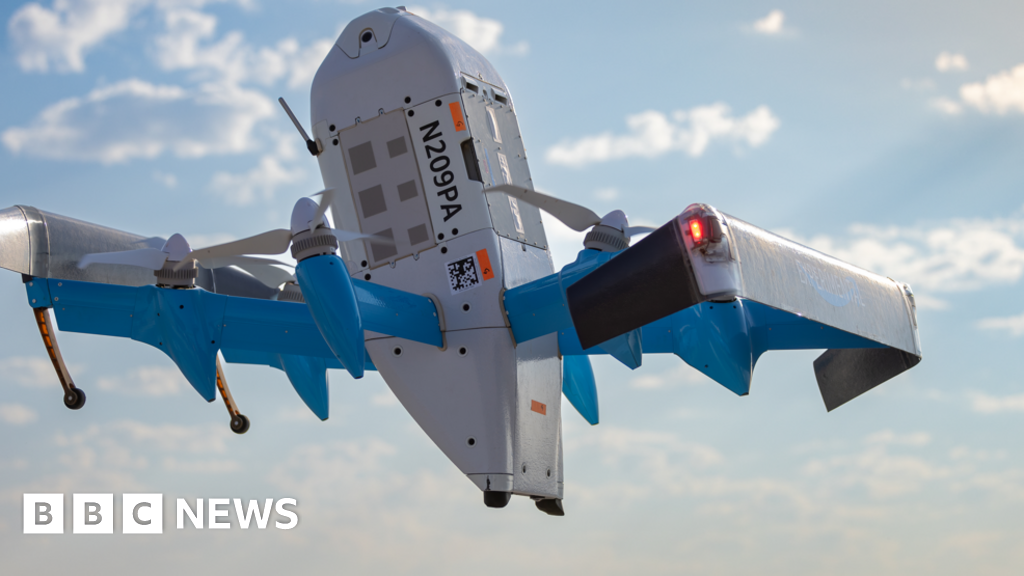 Amazon deliveries go airborne as test flights begin in Darlington