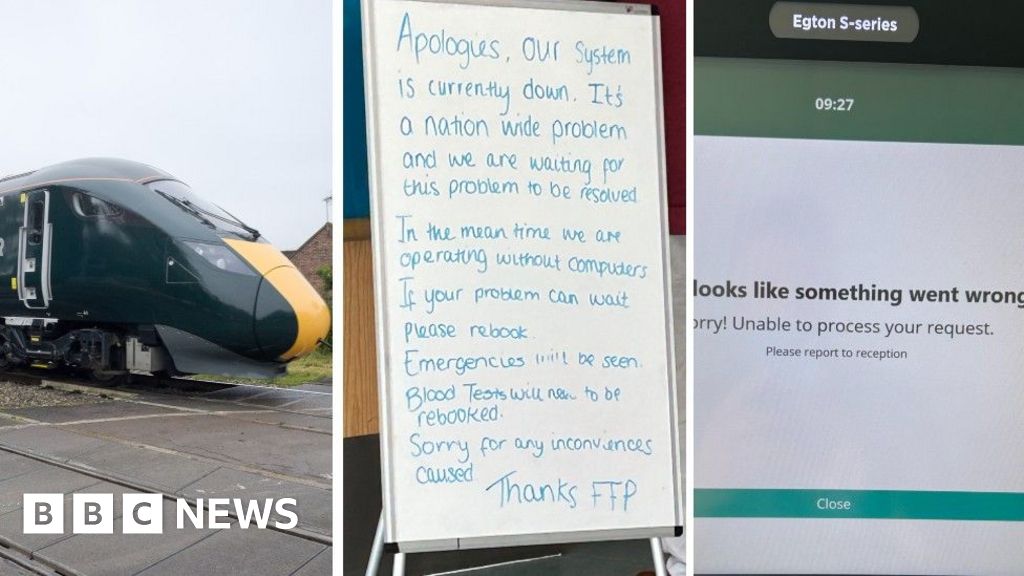 West Country trains, GPs and shops disruption amid IT outage